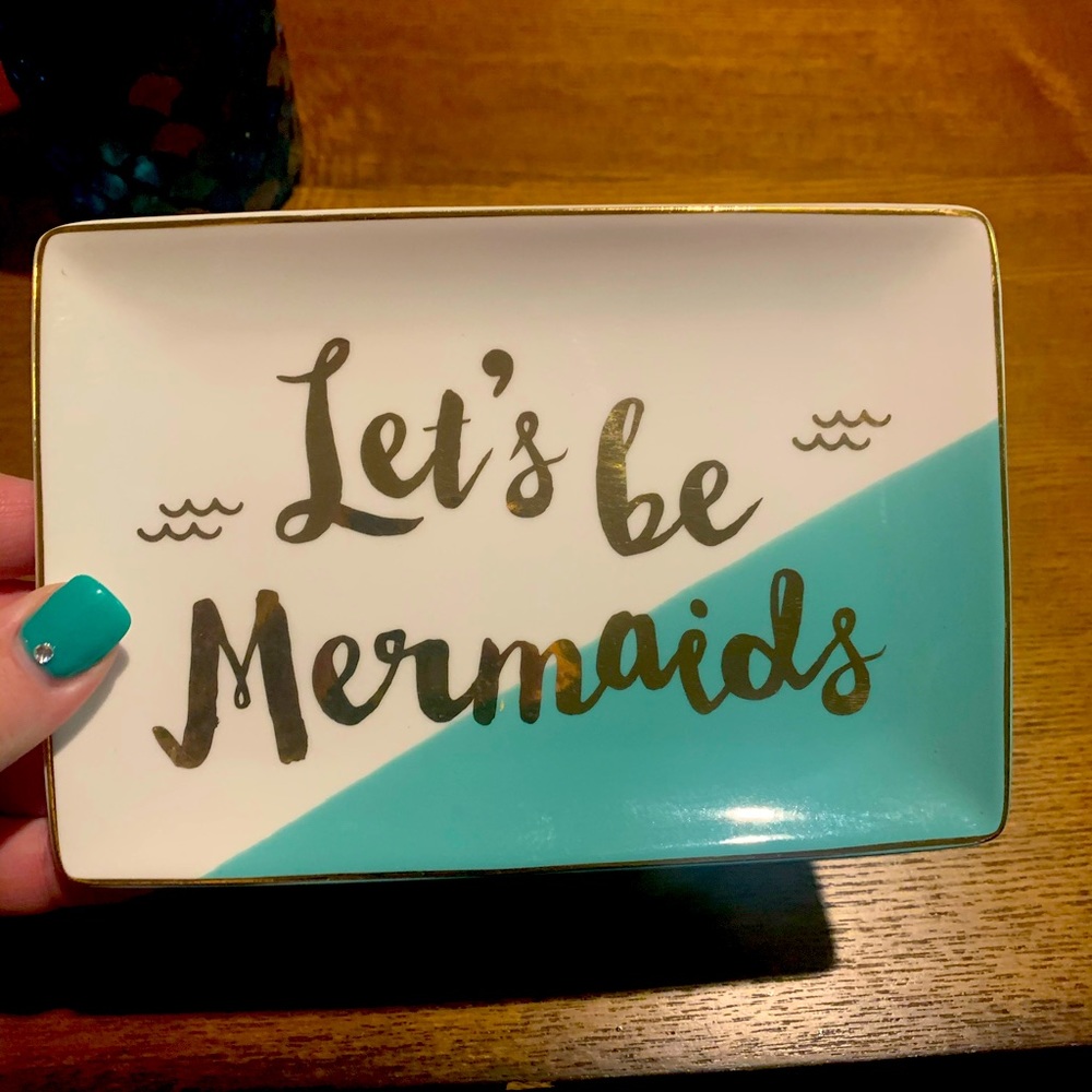 Bathroom tray mermaid